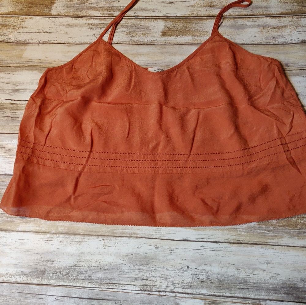 Wilfred silk cropped Cami